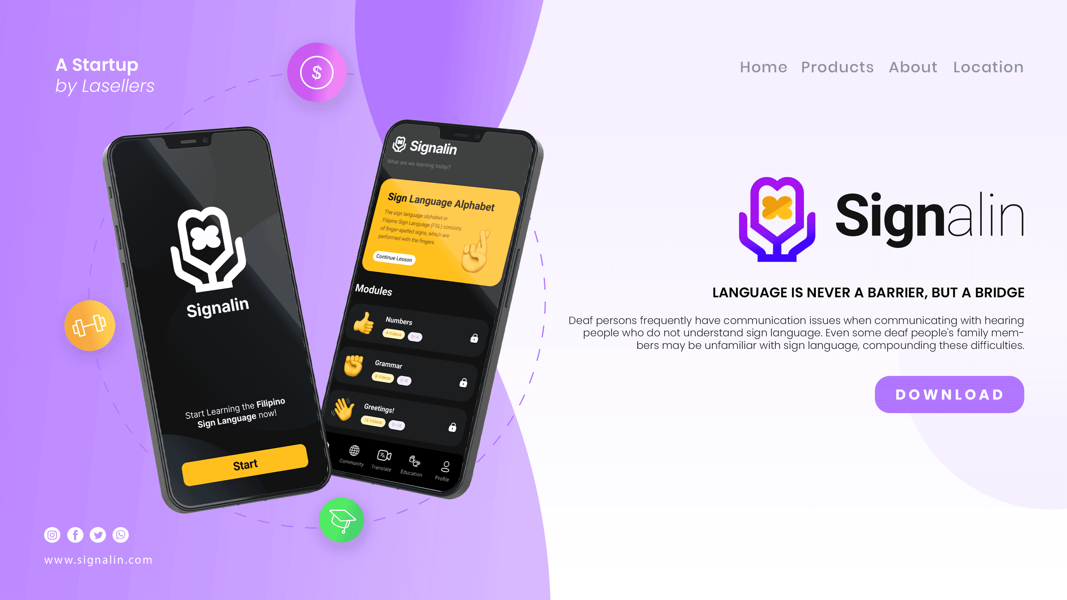 Signalin: Accessibility App Concept - Concepts project thumbnail